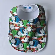Handmade Baby Bib ~ Thomas The Tank Engine & Friends Print #2
