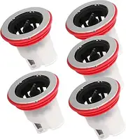 ETHZZLE 5pcs Odor Floor Drain Seal Sewer Core Preventer for Shower Kitchen and Toilet Fine Mesh Blocking Design Reliable Backflow Protection Compatible with Various Drain Systems
