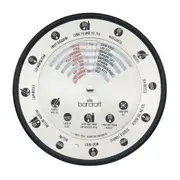 Barcraft Stainless Steel 14cm Cocktail Compass Round Bartender Guide Silver