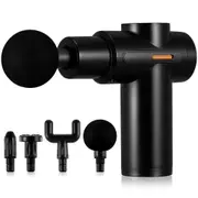 Powerful 4 Heads LCD Massage Gun Percussion Massager Muscle Therapy Deep Tissue, Massage Gun with 4 Massage Heads