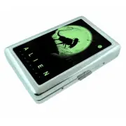 Alien Em1 Silver Metal Cigarette Case RFID Protection Wallet