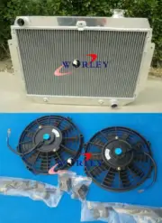 3 core radiator + fans for HOLDEN Kingswood HG HT HK HQ HJ HX HZ V8 Chev engine