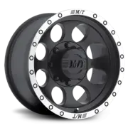For Classic Baja Lock 17X9 with 6X5.50 Bolt Pattern 4.500 Back Space Matte Black