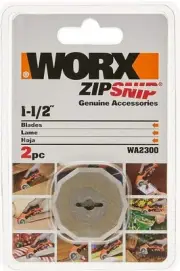 Worx ZipSnip 2pack Wa2300 Rotary Blades Genuine Worx Zipsnip