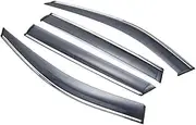FUWKAIZS Window Rain Visor Car Windows Protection Rain Shield Visor Cover Compatible for Monzr 2019-2020 Exterior Car-Styling Accessories