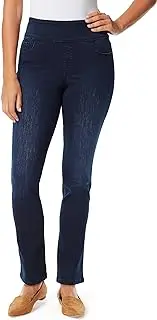 [Gloria Vanderbilt] Women's Amanda Pull on High Rise Jean Standard