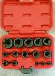 CTA 15pc Female/ E-Torx Plus Socket Set EP6 to EP32 w/ Case #5420