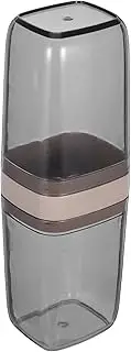 Yardenfun Portable Travel Toothbrush Holder and Wash Cup Multi Use Toothpaste Container Elegant Design for Travel Business and Office Versatile Storage for Toothbrush and Toothpaste