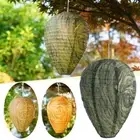 1x Wasp Nest Deterrents Waterproof Fake Hornets Nest Trap n w Wasp Jacket F0J5