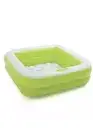 Intex Pool Play Box Pool Green Soft Inflatable Floor Comfort 1-3 yrs 33”x33”x9”