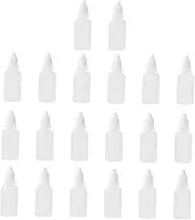 Garneck 20pcs Refillable Eye Dropper Bottles Childproof Cap Lightweight Liquid Dispenser for to Fill Scale Marked for Accurate Measurement