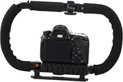 KOMBIUDA Rig Handheld Camera Stabilizer with Non Slip Base Screw for DSLR Mobile Phones Comfortable Sponge Armrest for Versatile Use Photography Enthusiasts