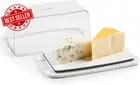 Progressive Prepworks Cheese Keeper, Airtight Seal, Integrated Cutting Board