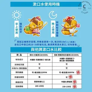 【Smiling 百齡】 百齡兒童漱口水香檳葡萄 冰淇淋汽水 500mlX5瓶