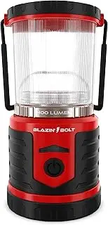 Blazin' Bison Brightest Rechargeable LED Lantern | 400 Hour Runtime | Phone Charger | Hurricane, Emergency, Storm