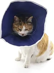 PetDream Soft Cat Recovery Collar, Nonwoven Fabric Elizabeth Collar, Specially Designed for Cats - Easy for Cats to Eat and Drink (M)