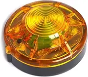 MIUHIU Roadside Flashing Flares Safety Warning Light Emergency LED Strobe Light with Magnetic Base Vehicle and Marine (Amber)