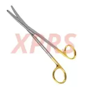 Set of 5 TC Metzenbaum-Lahey Scissors, 5.5", Straight, Blunt Tips, Premium