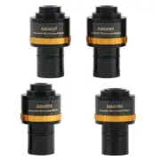 0.37X 0.5X 0.75X 1X Microscope Camera Focusable C-Mount Eyepiece Lens to 23.2mm
