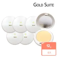 在飛比找momo購物網優惠-【GOLD SUITE】鑽石光感素顏珍珠膏6入組