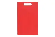 Chef Inox 25x40x1.3 cm Handy Colour Coded Cutting Board With Handle-Red