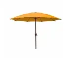 New 2.7m Yellow Market Outdoor Umbrella Patio Garden Beach Sunshade Canopy