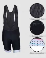 Women Ladies Cycling Bib Short Gel Padded MTB Bike Tights Shorts Bicycle Legging