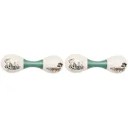 2x Urban Products Squirrel Ratchet Noisemaker Musical Kids/Childrens Toy 10m+
