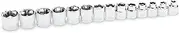 GEARWRENCH 14 Piece 3/8" Drive 6 Point MM Stubby Socket Set - 81396