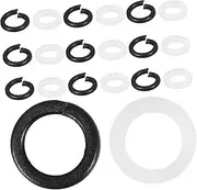 Kisangel 10Pairs Guitar Tuning Peg Gaskets Durable Washer for Tuner Easy Installation Compatible with Acoustic Guitars Ensures Tune Stability