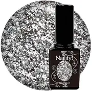 Naility! Stepless Gel 030 Plumiere Silver, 0.2 oz (7 g)
