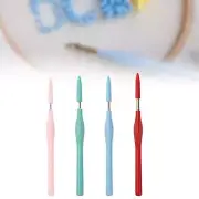 4Pcs Punch Needle Set Embroidery Punch Pen Punch Needle for Yarn Needle Threader