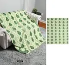 ComfyLuxe Avocado Pattern Throw Blanket