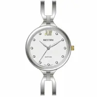 在飛比找樂天市場購物網優惠-Rhythm 日本麗聲鐘時針 淑女風特殊細緻腕錶 (LE16
