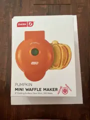 Dash DMWP001OR Mini Waffle Maker - Orange