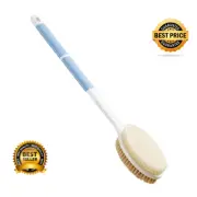 Back Scrubber Anti Slip for Shower,Back Brush Long Handle with Stiff and Soft
