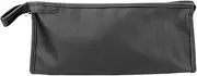 Saluaqui Hair Dryer Bags Large Capacity Hair Dryer Storage Bag PU Leather Waterproof Dustproof Carry Bag with Hanging Hook for Styling Tools, Travel, Gym, Home Use (Black)