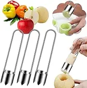 Multifunctional Fruit and Vegetable Core Remover Steel Fruit Tool Pepper Corer Seed Remover Pea for Apple