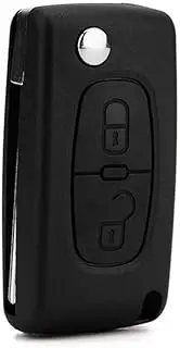 iplusmile 2 Remote Key Case Car The Sign Key Shell for c Key Shell Case Replacement Remote Control Easy Installation Key Shell Remote Key Shell Replacement Accessory Key Case Black