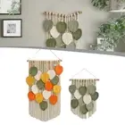 Intricate Leaf Tapestry with Wooden Accents for Adding Charm to Your Wall