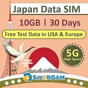 Japan Data ONLY Sim Card 30 Days | 10GB of 5G/4G LTE High-Speed Internet Data | Dual Local Japan Carriers, Softbank & KDDI | Travel Prepaid SIM Card | NO Phone Number| 短期帰国・短期来日最適・安心日本語サポート