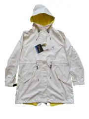 Arc'teryx 2003 Ascent Hardshell NWT Weatherproof Jacket White/Yellow New W/ Tags