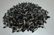 1000Pcs E1012 18AWG 1.0mm² BLACK Insulated Ferrule Bootlace Terminals Crimp