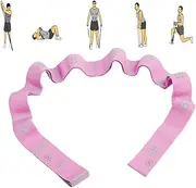Stretching Strap 10 Loops Fabric Non Slip Stretch Bands for Stretching, Physical Therapy, Pilates, Dance, Gymnastics,Fitness