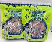 2 Pack Trader Joe's Super Sour Scandinavian Swimmers Gummy Candy Fish 14oz ea