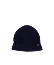 knitting hat M blue