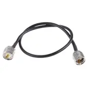 PL259 (UHF) Male to Male Coax Extension Cable Low-Loss (50 Ohm) Jumper Cable Edition C