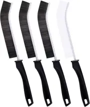 4pcs Crevice Cleaning Brush Set, Hard Bristle Scrub Brushes for Grout, Kitchen