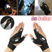 LED Atomic Lights Beam Gloves Flashing Rave Finger Up Lighting Outdoor Glow Work