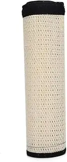 White Scratching Post Furniture Pet Table Leg Sofa Sisal Scratcher Pad, Sofa Scratcher Mat Table Leg Sisal Scratch Protect, for Cats Furniture Protection(White)